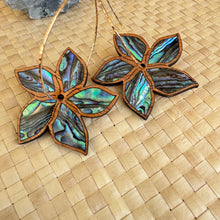 Load image into Gallery viewer, Abalone Sampaguita hoops

