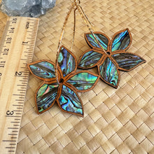 Load image into Gallery viewer, Abalone Sampaguita hoops
