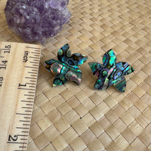 Load image into Gallery viewer, Sampaguita abalone Stud Earrings
