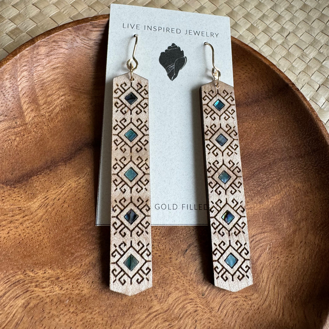 Kappi bar earrings
