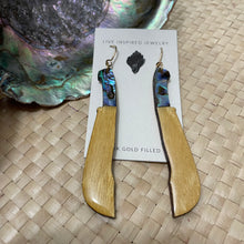 Load image into Gallery viewer, Buneng (Yellow heart wood, abalone)
