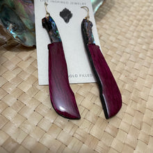Load image into Gallery viewer, Buneng (purple heart wood, abalone)
